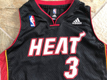 Load image into Gallery viewer, Miami Heat Dwayne Wade Adidas Youth Basketball Jersey, Size Medium, 10-12