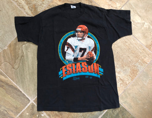 Vintage Cincinnati Bengals Boomer Esiason Salem Sportswear Football Tshirt, Size XL