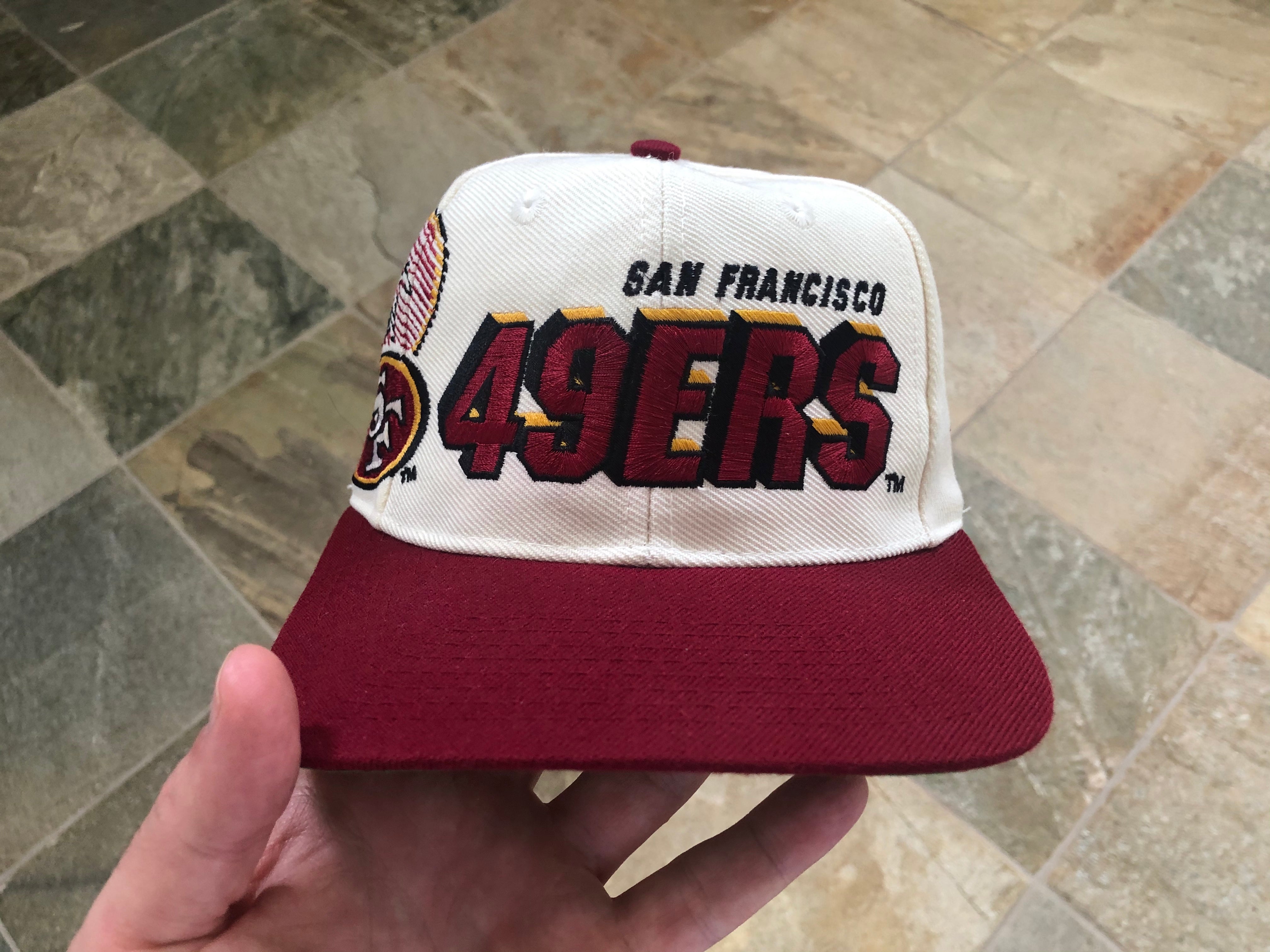 Vintage San Francisco 49ers Shadow Snapback Hat Adjustable 90s