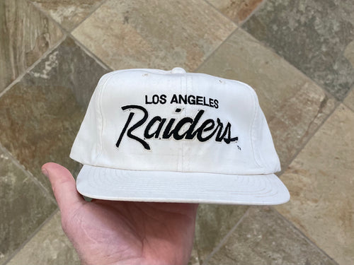 Vintage Los Angeles Raiders Sports Specialties Script Snapback Football Hat