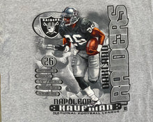 Load image into Gallery viewer, Vintage Oakland Raiders Napoleon Kaufman Nutmeg Football Tshirt, Size XL