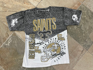 Vintage New Orleans Saints Magic Johnson Football TShirt, Size Large