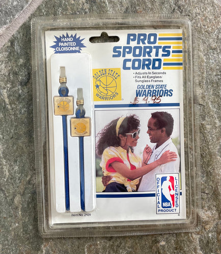 Vintage Golden State Warriors Pro Sports Cord Sunglasses Holder ###