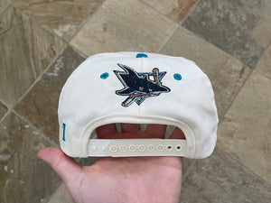 Vintage San Jose Sharks #1 Apparel Snapback Hockey Hat
