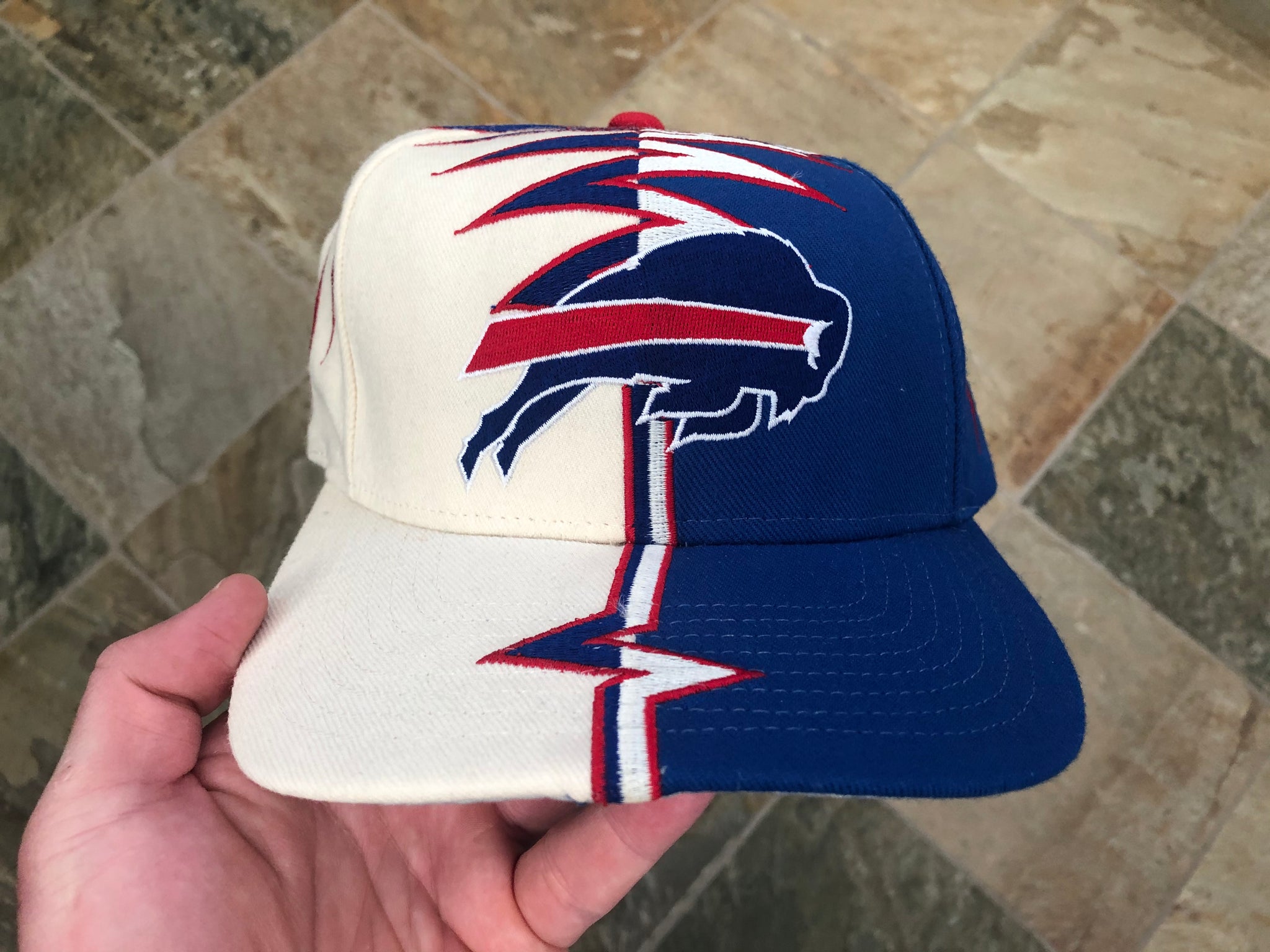 Vintage Buffalo Bills Pin Stripe Script Snapback Football Hat – Stuck In  The 90s Sports