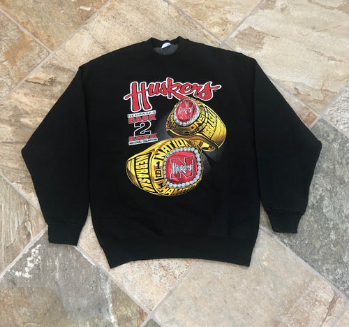 Vintage Nebraska Cornhuskers Salem sportswear College Football Sweatshirt, Size Large