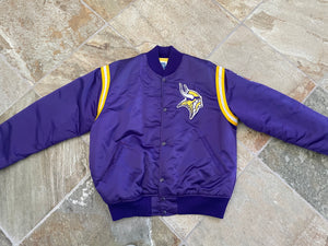 Vintage Minnesota Vikings Starter Satin Football Jacket, Size Medium