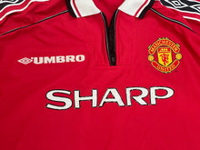 Load image into Gallery viewer, Vintage Manchester United Umbro Soccer Jersey, Size XL