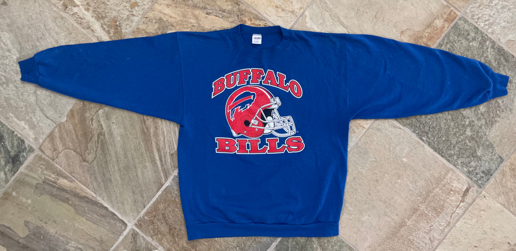 Vintage Buffalo Bills Trench Football Sweatshirt, Size XL