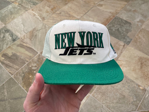 Vintage New York Jets Sports Specialties Laser Snapback Football Hat