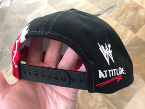 Vintage WWF WWE The Rock Snapback Wrestling Hat ***