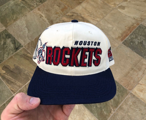 Vintage Houston Rockets Sports Specialties Shadow Snapback Basketball Hat