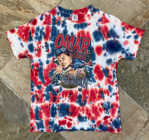 Vintage Cleveland Indians Omar Vizquel Shirt Xplosion Baseball Tshirt, Size XL