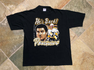 Vintage Pittsburgh Penguins Mario Lemieux Hockey Tshirt, Size XL