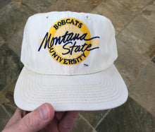 Load image into Gallery viewer, Vintage Montana State Bobcats The Game Circle Snapback College Hat