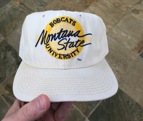 Vintage Montana State Bobcats The Game Circle Snapback College Hat