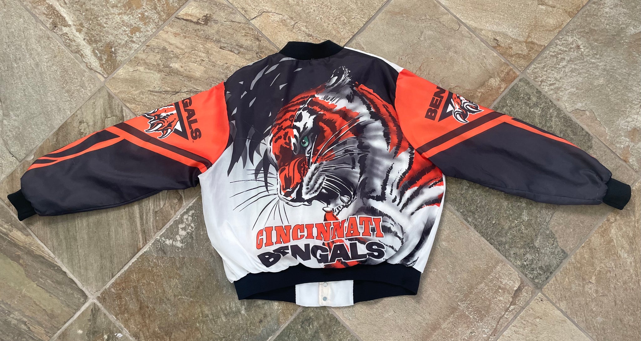 Cincinnati Bengals Fanimation Satin Jacket S