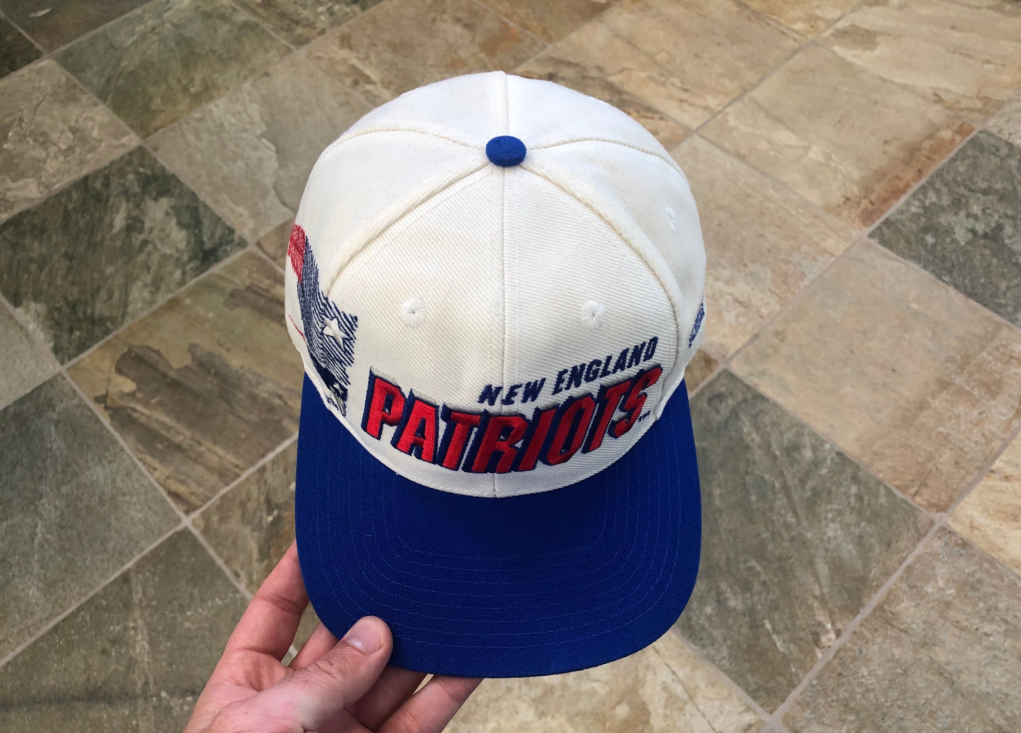 Vintage New England Patriots Sports Specialties Shadow Snapback Footba –  Stuck In The 90s Sports