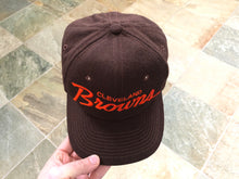 Load image into Gallery viewer, Vintage Cleveland Browns Sports Specialties Single Line Script SnapBack Football Hat
