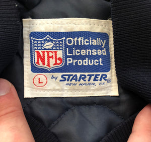 Vintage Chicago Bears Starter Satin Football Jacket, Size Large