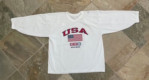 Vintage Team USA CCM Hockey Jersey, Size XL