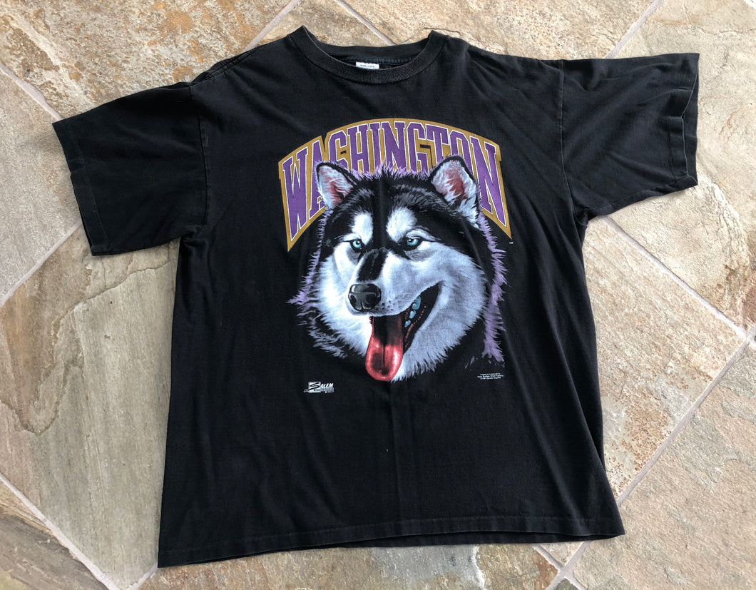 Vintage Washington Huskies Salem Sportswear College Tshirt, Size XL