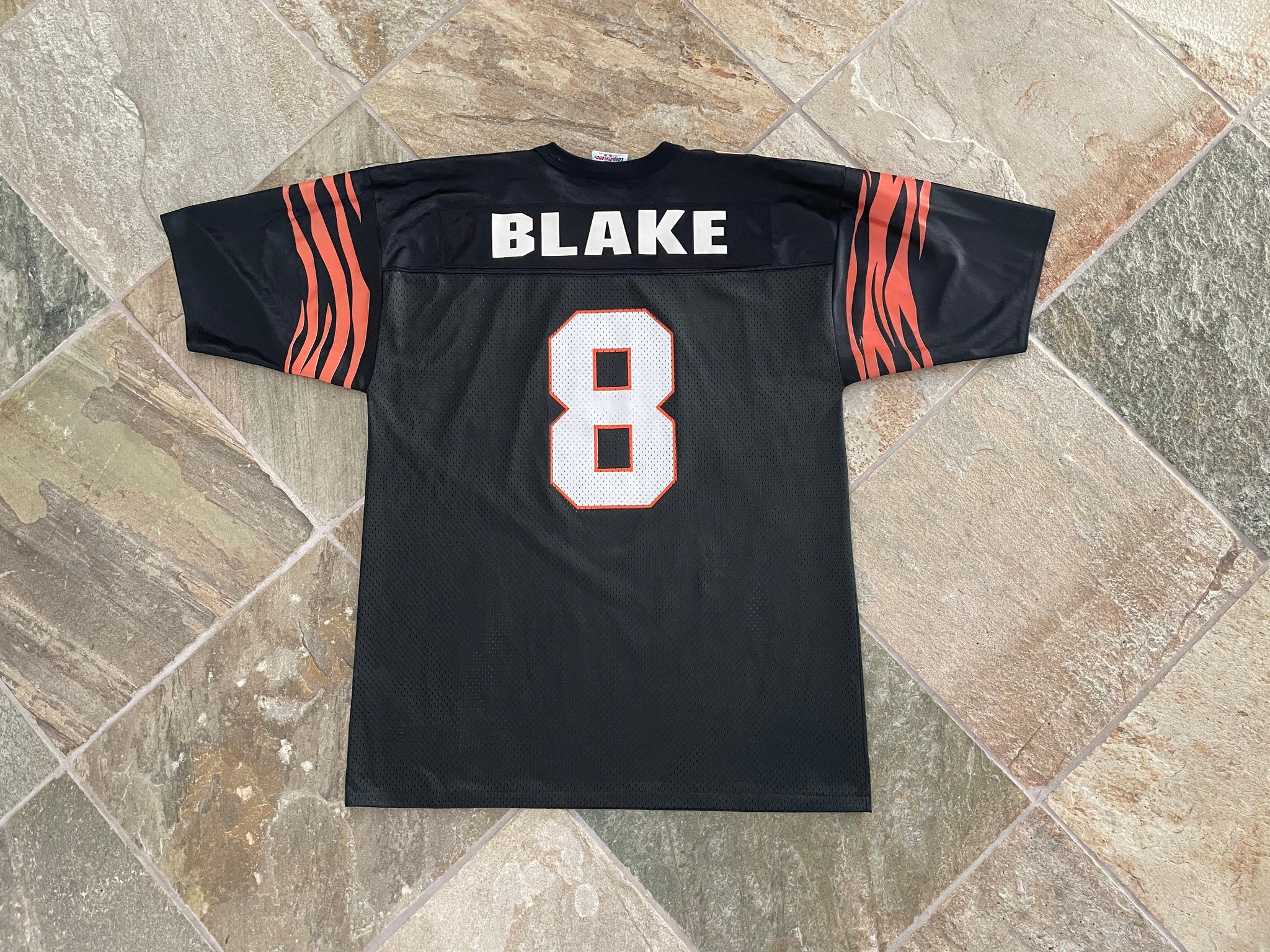 Vintage Cincinnati Bengals Jeff Blake Logo Athletic Football