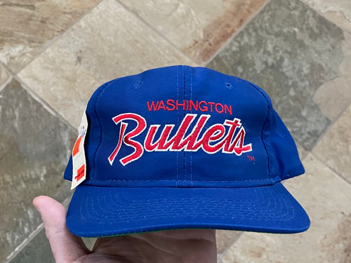 Vintage Washington Bullets Sports Specialties Script Snapback Basketball Hat