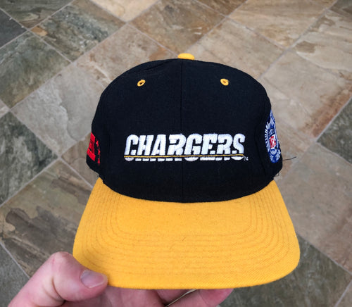 Vintage San Diego Chargers Starter Fitted Football Hat, Size 7 1/4