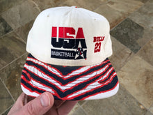 Load image into Gallery viewer, Vintage Team USA Michael Jordan AJD Zubaz Snapback Basketball Hat