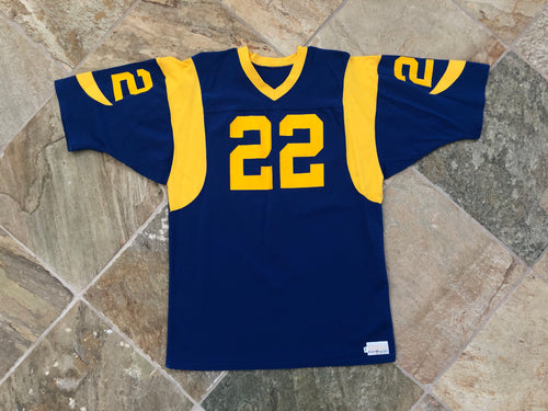 Vintage Los Angeles Rams Vince Newsome Sand Knit Football Jersey, Size XL