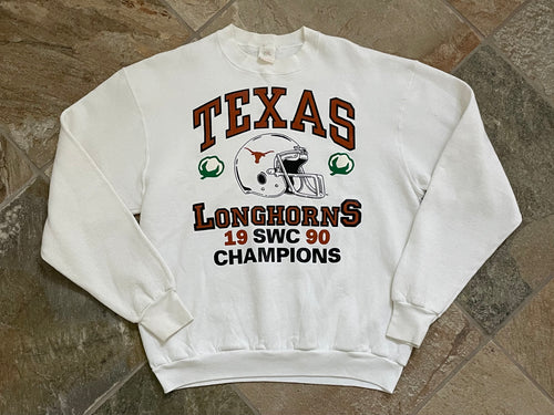 Vintage Texas Longhorns SWC Champions College Football Sweatshirt, Size XL