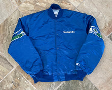 Load image into Gallery viewer, Vintage Seattle Seahawks Starter Satin Football Jacket, Size XL