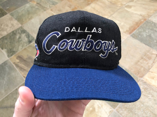 Dallas Cowboys Twins Script Vintage Snapback Hat Cap Vintage 90s