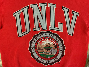 Vintage UNLV Runnin Rebels College Sweatshirt, Size Medium