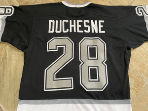 Vintage Los Angeles Kings Steve Duchesne Starter Hockey Jersey, Size Large