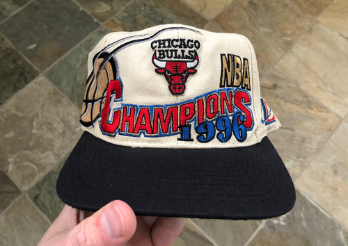 Vintage Chicago Bulls 1996 Championship Logo Athletic Basketball Hat