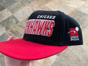 Vintage Chicago Blackhawks Sports Specialties Shadow Snapback Hockey Hat