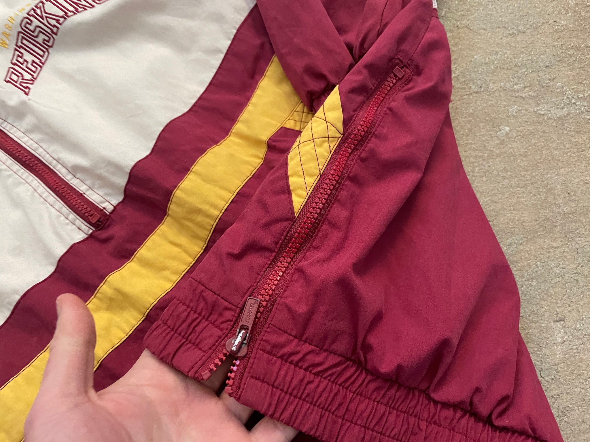 Vintage Washington Redskins Starter Windbreaker Jacket Size Large
