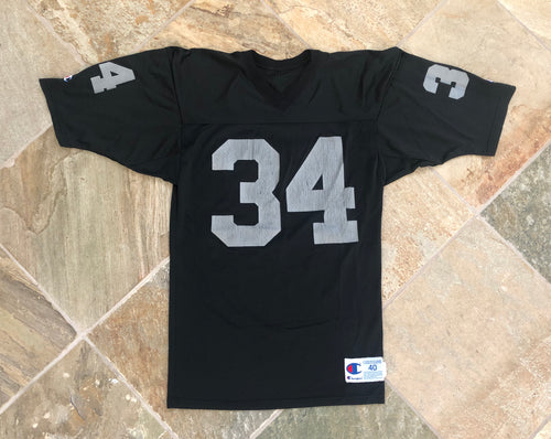 Vintage Los Angeles Raiders Bo Jackson Champion Football Jersey, Size 40, Medium