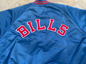Vintage Buffalo Bills Chalk Line Satin Football Jacket, Size XXXL