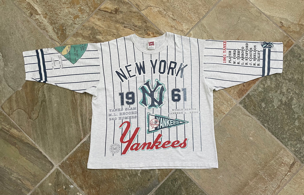 Vintage New York Yankees Long Gone Baseball Tshirt, Size XL