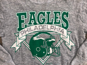 Vintage Philadelphia Eagles Logo 7 Football Sweatshirt, Size Medium
