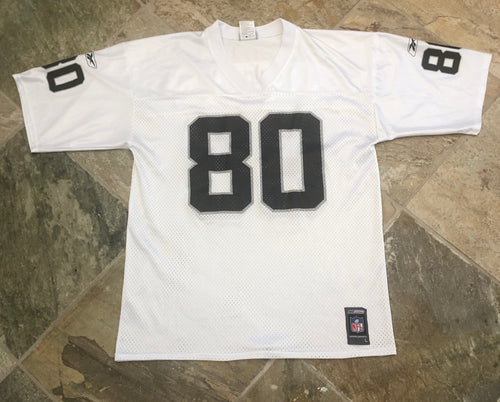 Vintage Oakland Raiders Jerry Rice Reebok Football Jersey, Size Large