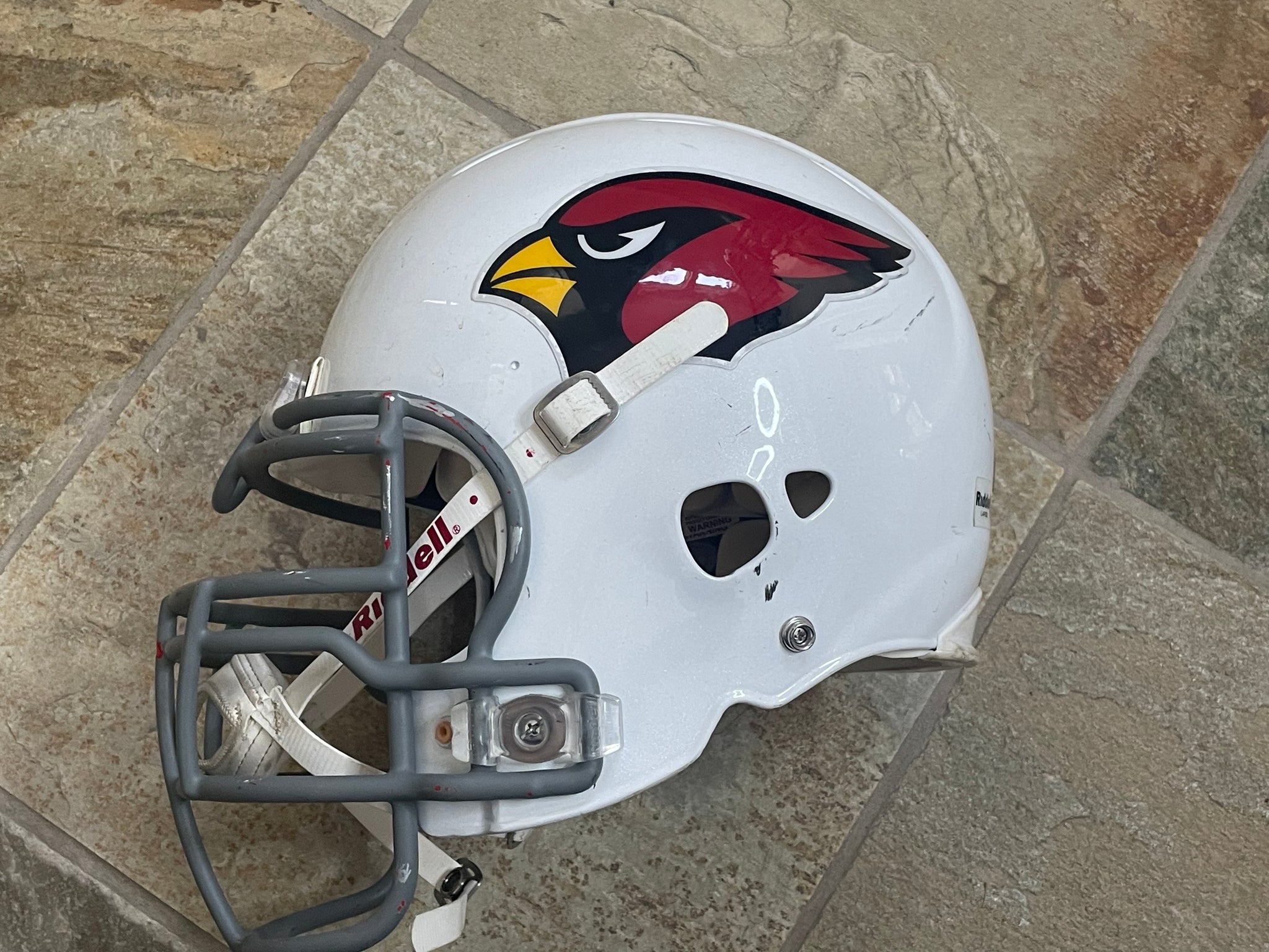 Arizona Cardinals Game Worn NFL Football Helmet ### – Stuck In The 90s  Sports