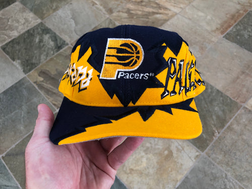 Vintage Indiana Pacers Drew Pearson Shockwave Snapback Basketball Hat