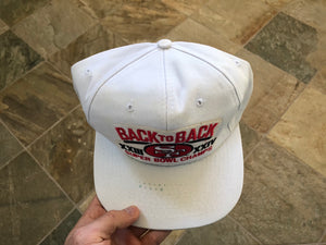 Vintage San Francisco 49ers Back to Back Super Bowl Champion Snapback Football Hat