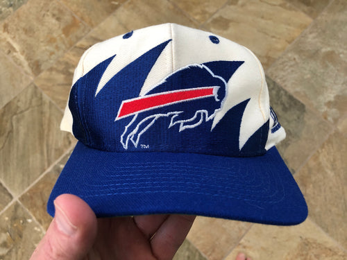 Vintage Buffalo Bills Logo Athletic Sharktooth Snapback Football Hat