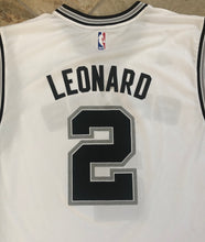 Load image into Gallery viewer, San Antonio Spurs Kawhi Leonard Adidas Swingman Basketball Jersey, Size Large