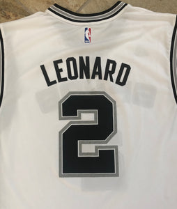 San Antonio Spurs Kawhi Leonard Adidas Swingman Basketball Jersey, Size Large